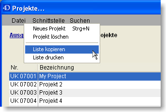 Projekte - Detail